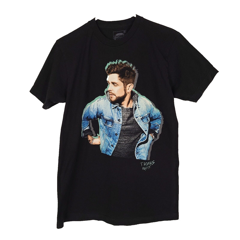 Thomas Rhett T Shirt Band Tee Home Team 2017 Tour Short Sleeve Crew Neck Medium - Picture 1 of 8